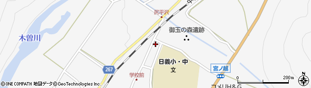 日義警察官駐在所周辺の地図
