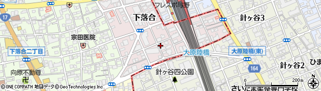 埼玉県さいたま市中央区下落合1085周辺の地図