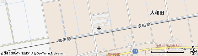 千葉県成田市大和田1532周辺の地図