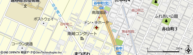 ドン・キホーテ越谷店周辺の地図
