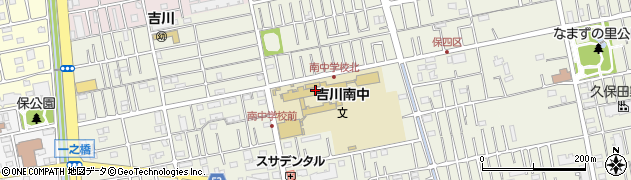 吉川市立南中学校周辺の地図