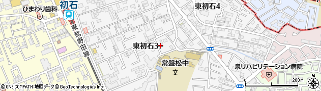 千葉県流山市東初石周辺の地図