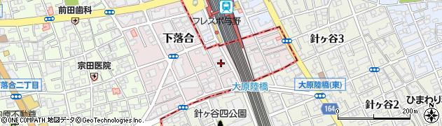 埼玉県さいたま市中央区下落合1080周辺の地図