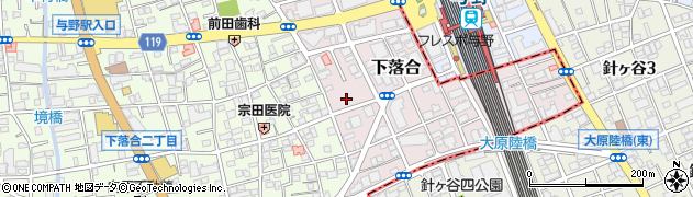 埼玉県さいたま市中央区下落合1069周辺の地図