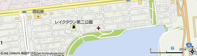 埼玉県越谷市レイクタウン2丁目周辺の地図