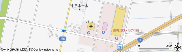 バロー北日野店周辺の地図