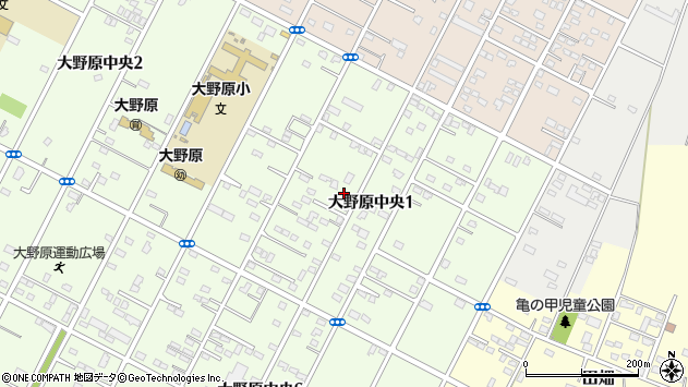〒314-0128 茨城県神栖市大野原中央の地図