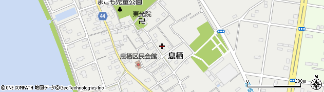 茨城県神栖市息栖周辺の地図