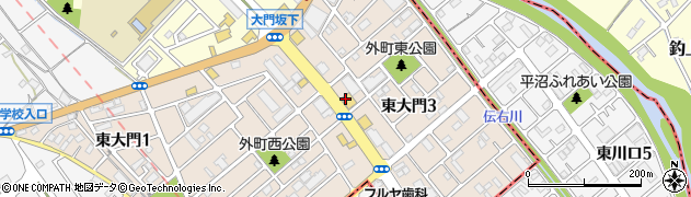 快活CLUB東川口店周辺の地図