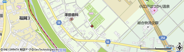 埼玉県川越市古市場周辺の地図
