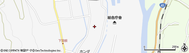 岐阜県下呂市萩原町羽根2586周辺の地図