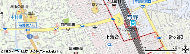埼玉県さいたま市中央区下落合1711周辺の地図