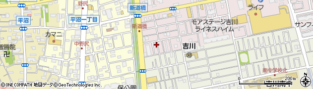 埼玉県吉川市栄町766周辺の地図