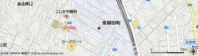 埼玉県越谷市東柳田町12周辺の地図