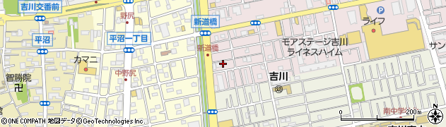 埼玉県吉川市栄町755周辺の地図