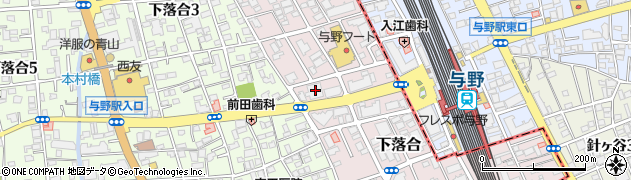 埼玉県さいたま市中央区下落合1041周辺の地図