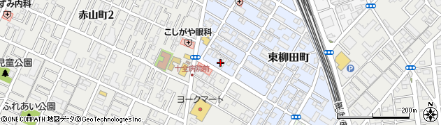 埼玉県越谷市赤山本町14周辺の地図