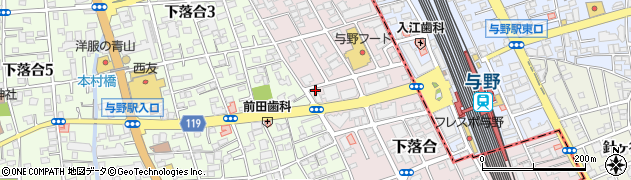 埼玉県さいたま市中央区下落合1710周辺の地図