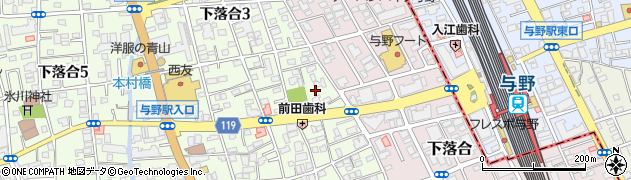 埼玉県さいたま市中央区下落合3丁目1周辺の地図