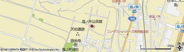 塩ノ井公民館周辺の地図