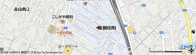 埼玉県越谷市東柳田町13周辺の地図