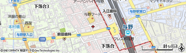 埼玉県さいたま市中央区下落合1037周辺の地図