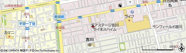 埼玉県吉川市栄町829周辺の地図