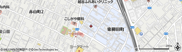 埼玉県越谷市赤山本町13周辺の地図