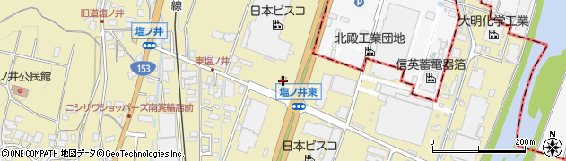 ファミリーマート箕輪バイパス店周辺の地図