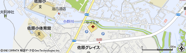 株式会社セイミヤ　佐原牧野店周辺の地図