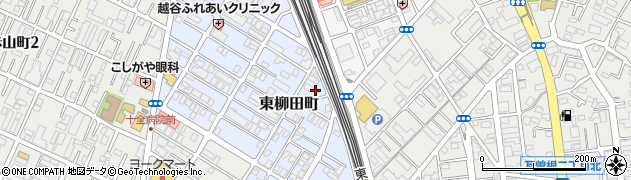 埼玉県越谷市東柳田町4周辺の地図