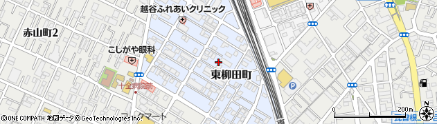 埼玉県越谷市東柳田町14周辺の地図