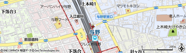 ドトールコーヒーショップ 与野東口店周辺の地図