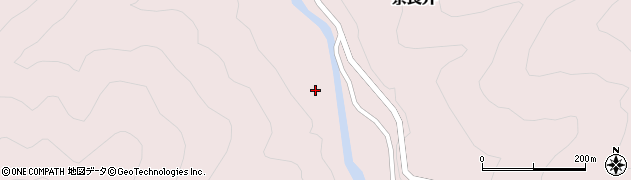 奈良井川周辺の地図