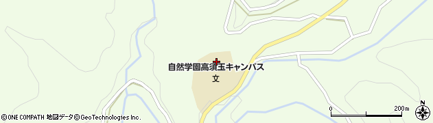 自然学園高等学校　須玉キャンパス周辺の地図