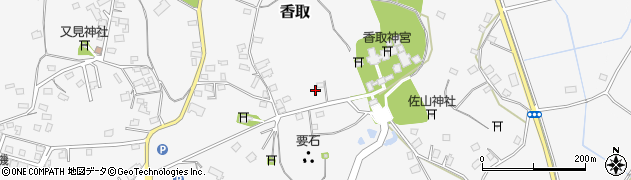 千葉県香取市香取1666周辺の地図