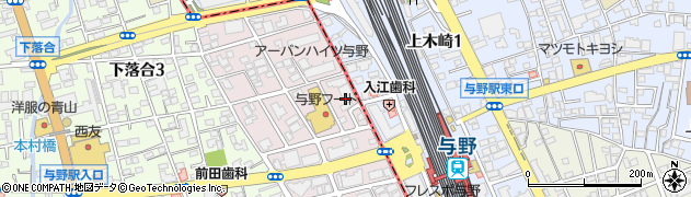 埼玉県さいたま市中央区下落合1030周辺の地図
