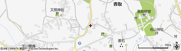 千葉県香取市香取1323周辺の地図