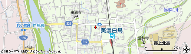 大垣共立銀行白鳥支店 ＡＴＭ周辺の地図