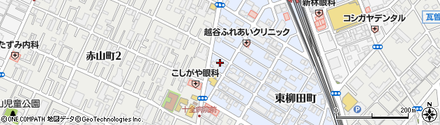 埼玉県越谷市赤山本町16周辺の地図