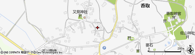 千葉県香取市香取1336周辺の地図