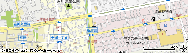 埼玉県吉川市栄町709周辺の地図