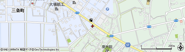 埼玉県さいたま市西区三条町77周辺の地図