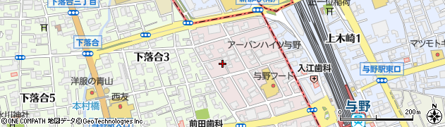 埼玉県さいたま市中央区下落合1015周辺の地図