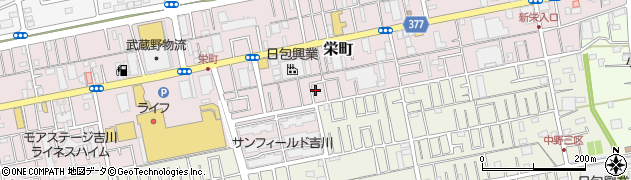 埼玉県吉川市栄町1420周辺の地図