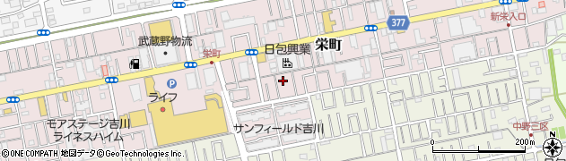 埼玉県吉川市栄町867周辺の地図