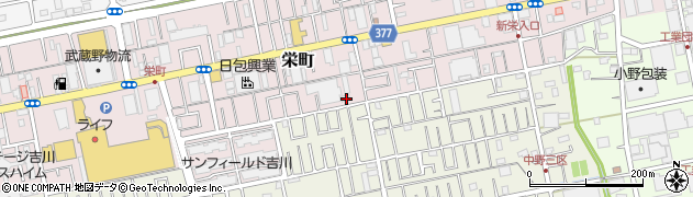 埼玉県吉川市栄町1440周辺の地図