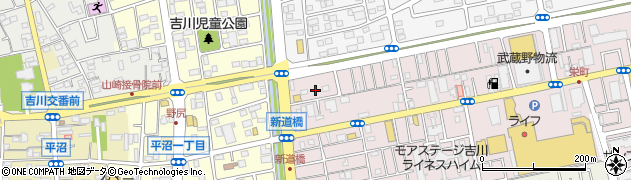 埼玉県吉川市栄町681周辺の地図