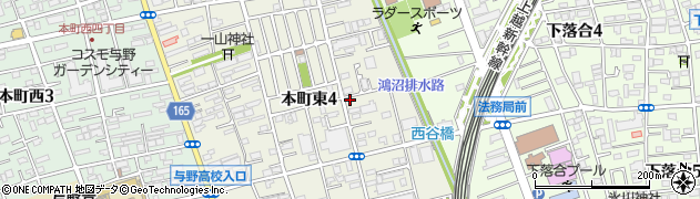 埼玉県さいたま市中央区本町東4丁目3-8周辺の地図