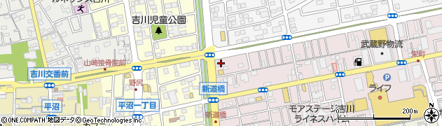 埼玉県吉川市栄町677周辺の地図